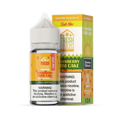 Strawberry Farm Cake Salt Nicotine By Fresh Farms E-Liquid 30ml - All Puffs