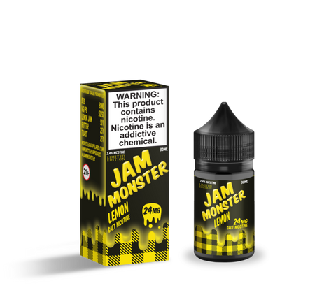 Lemon - Jam Monster Nic Salt 30ml - All Puffs