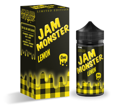Lemon - Jam Monster E-Liquid 100ML - All Puffs