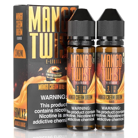 Mango Cream Dream - Twist E-Liquid 120ml - All Puffs