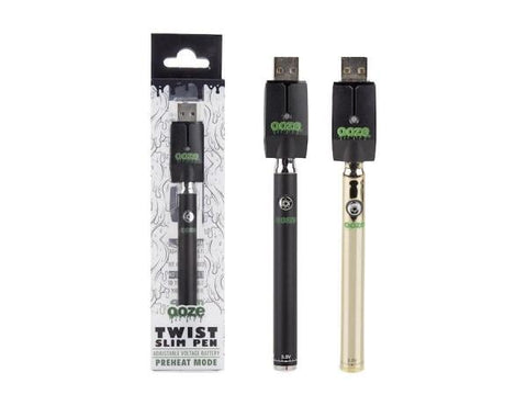 Ooze Twist Slim Pen Battery With USB Charger 320mah - All Puffs