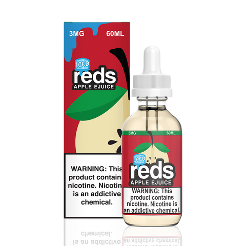 Reds Iced Apple Juice E-Liquid by 7 Daze - All Puffs