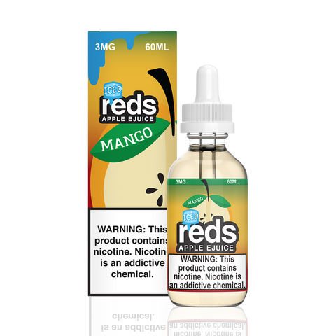 Reds Iced Mango Apple E-Liquid by 7 Daze - All Puffs
