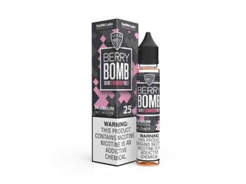 ICED Strawberry Bomb by VGOD Salt E-Liquid 30ML - All Puffs