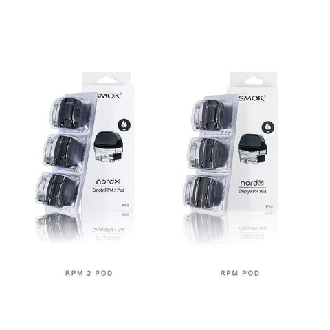 SmokTech Nord X Empty Replacement Pod 3pk - All Puffs