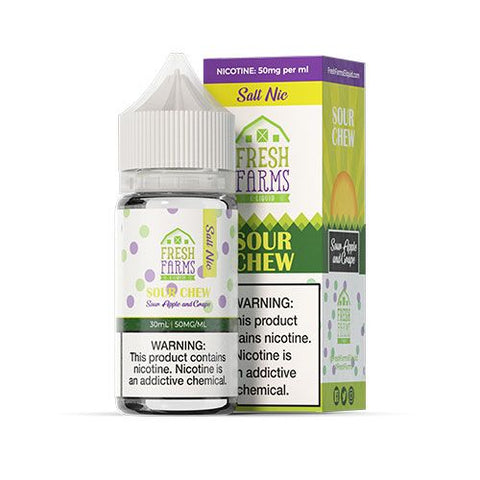 Sour Chew Salt Nicotine By Fresh Farms E-Liquid 30ml - All Puffs
