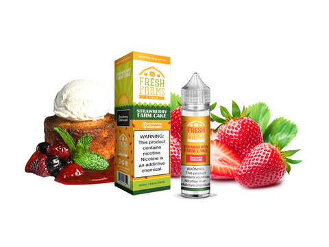 Strawberry Farm Cake by Fresh Farms E-Liquid 60ml - All Puffs