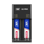 VRK - X2 PRO Dual Bay Fast Battery Charger - All Puffs